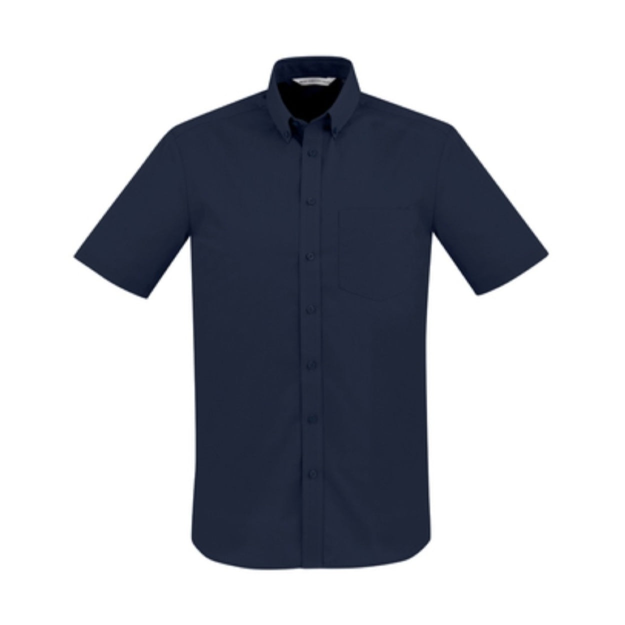 Navy shirt on a white background