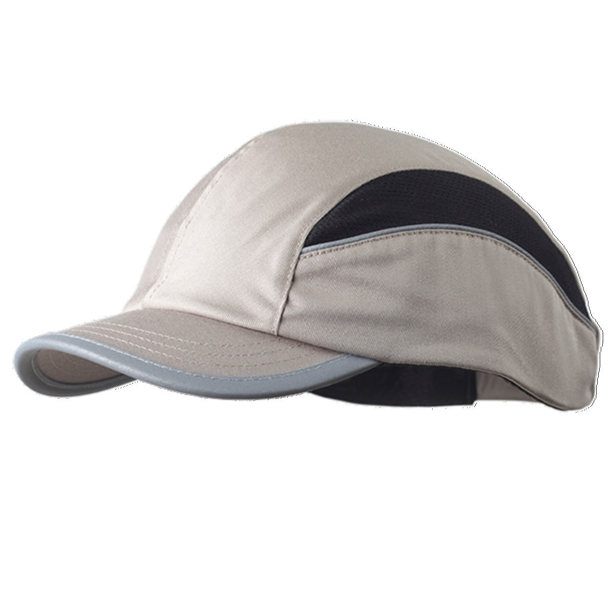 Beige cap on a white background