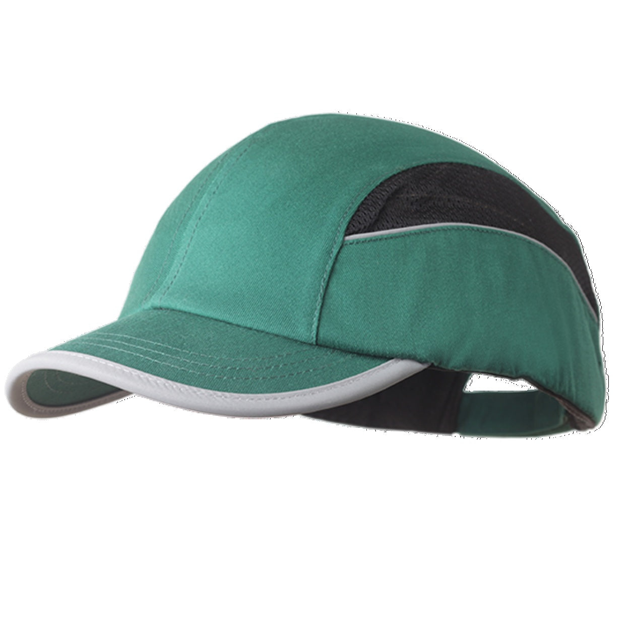 Green cap on a white background