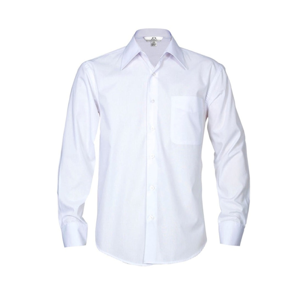 White shirt on a white background