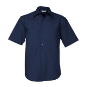 Navy shirt on a white background