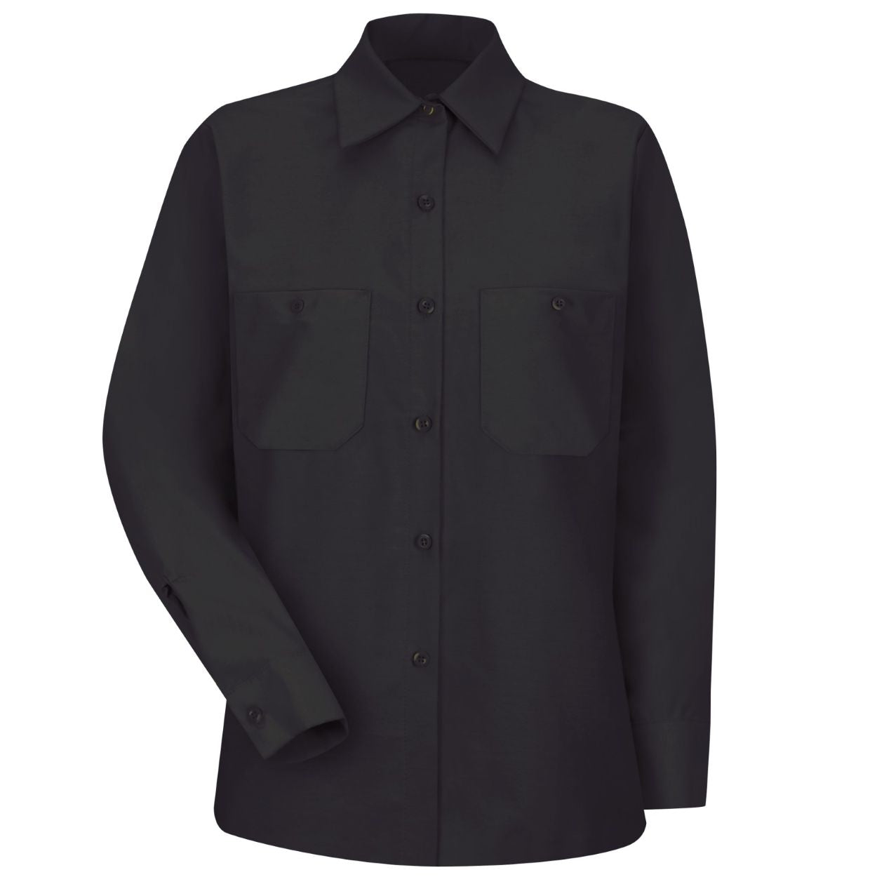 Black shirt on a white background