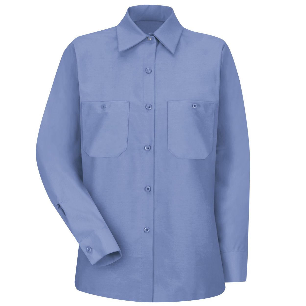 Light blue shirt on a white background