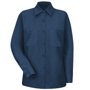 Navy shirt on a white background
