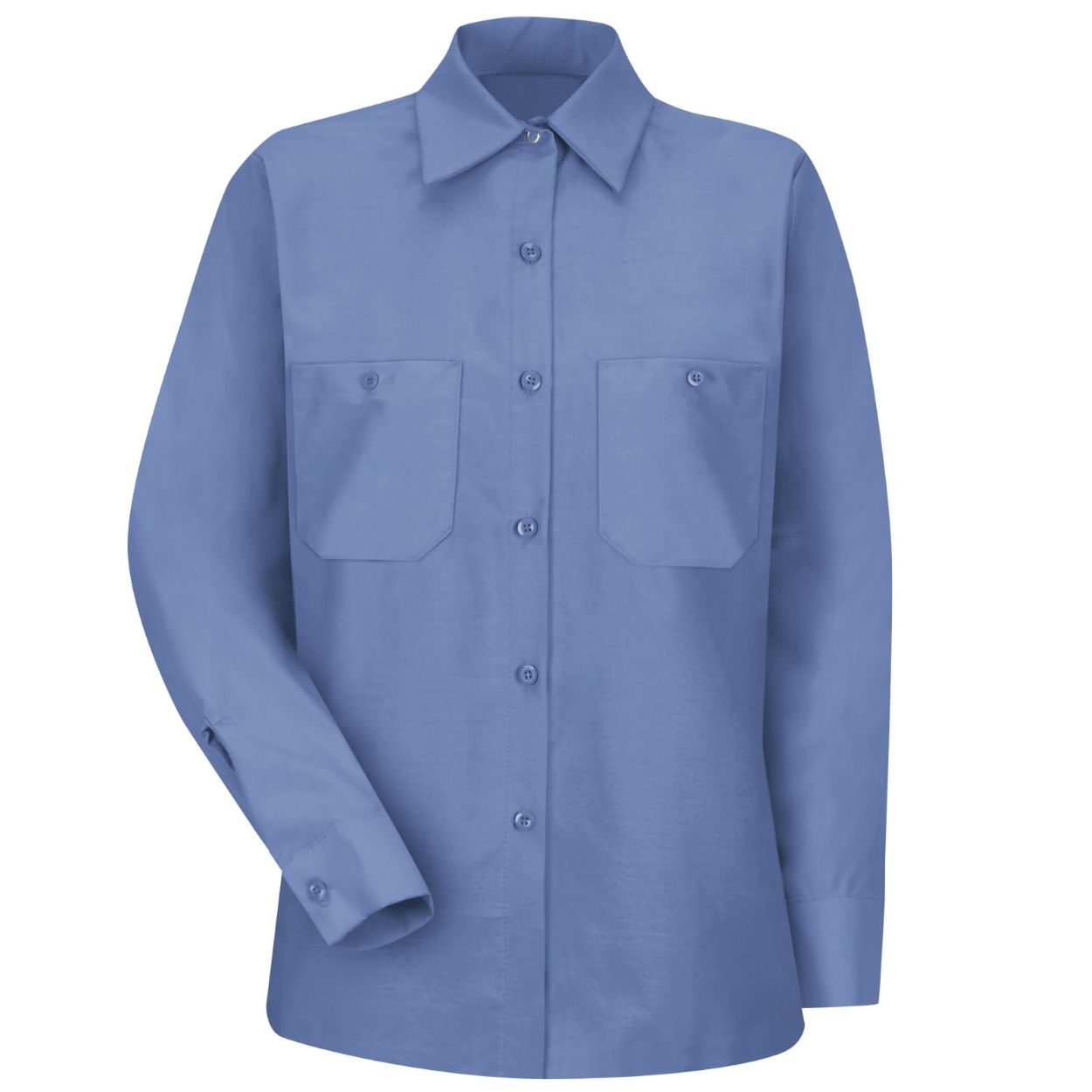 Petrol blue shirt on a white background