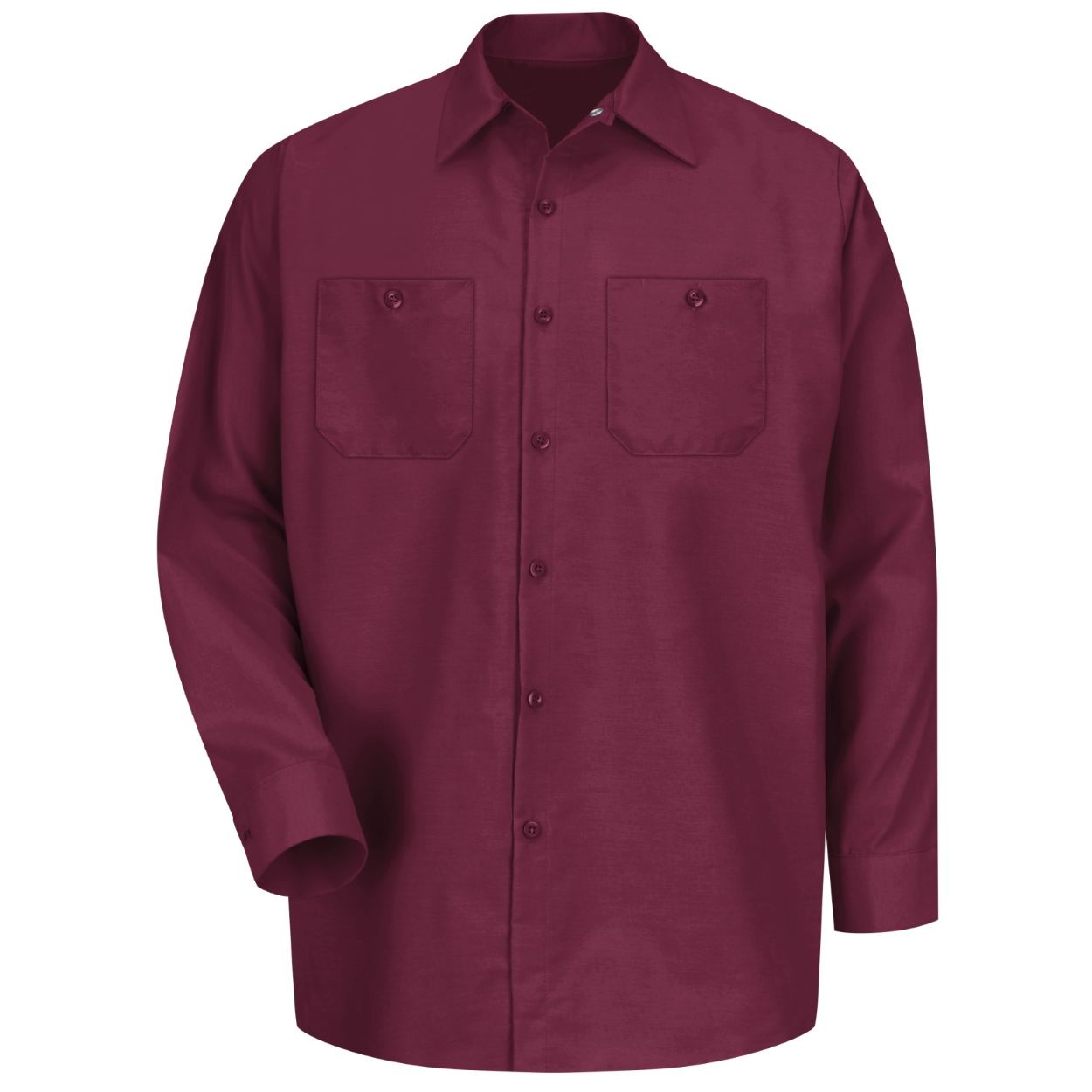Burgundy shirt on a white background
