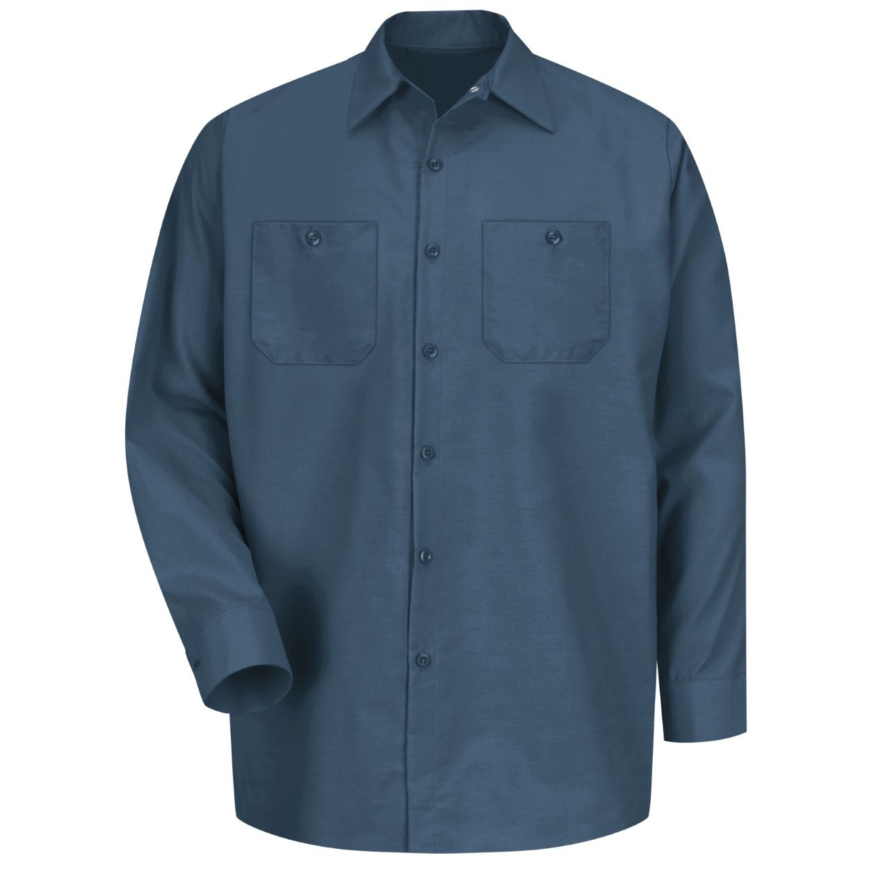 Dark blue shirt on a white background