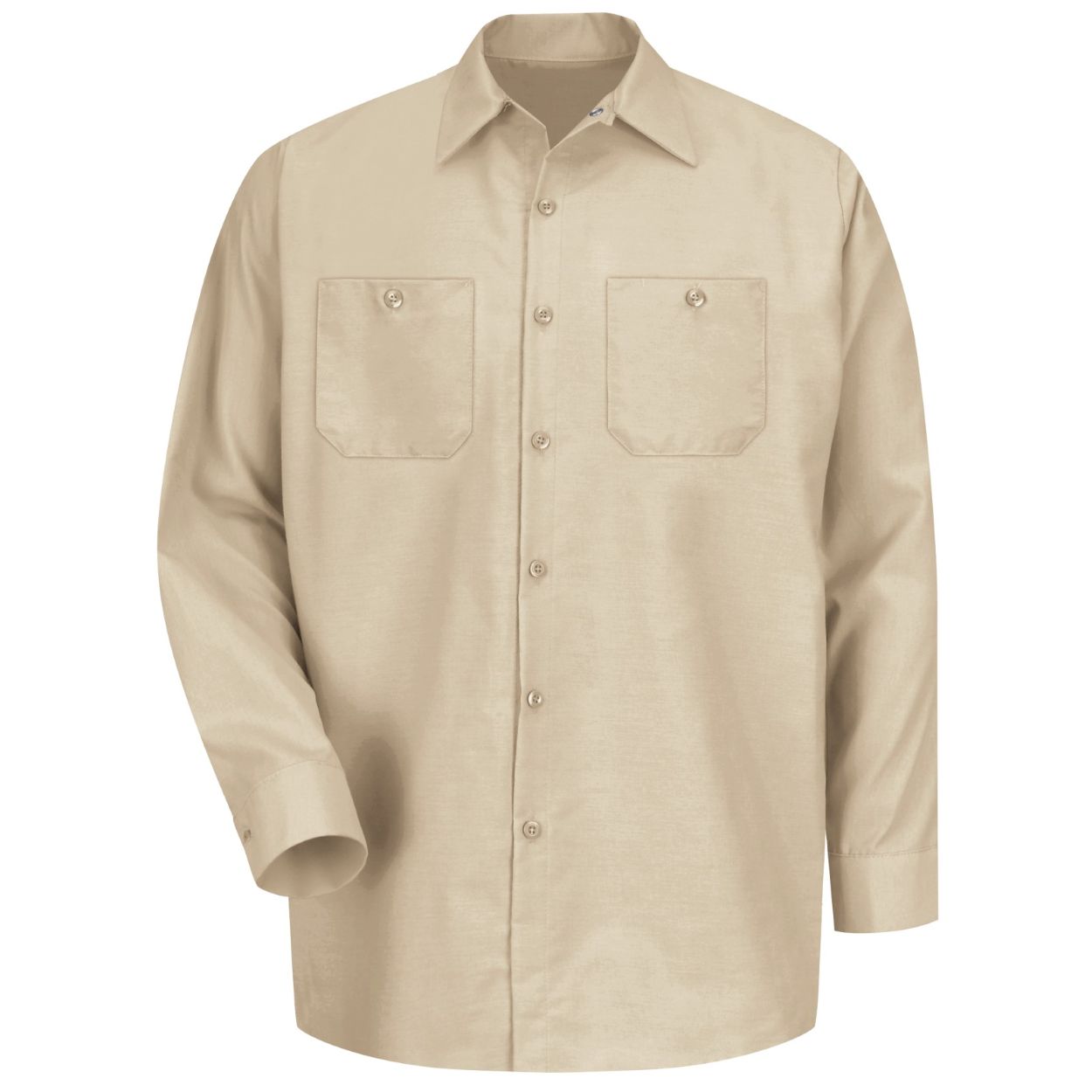 Light tan shirt on a white background