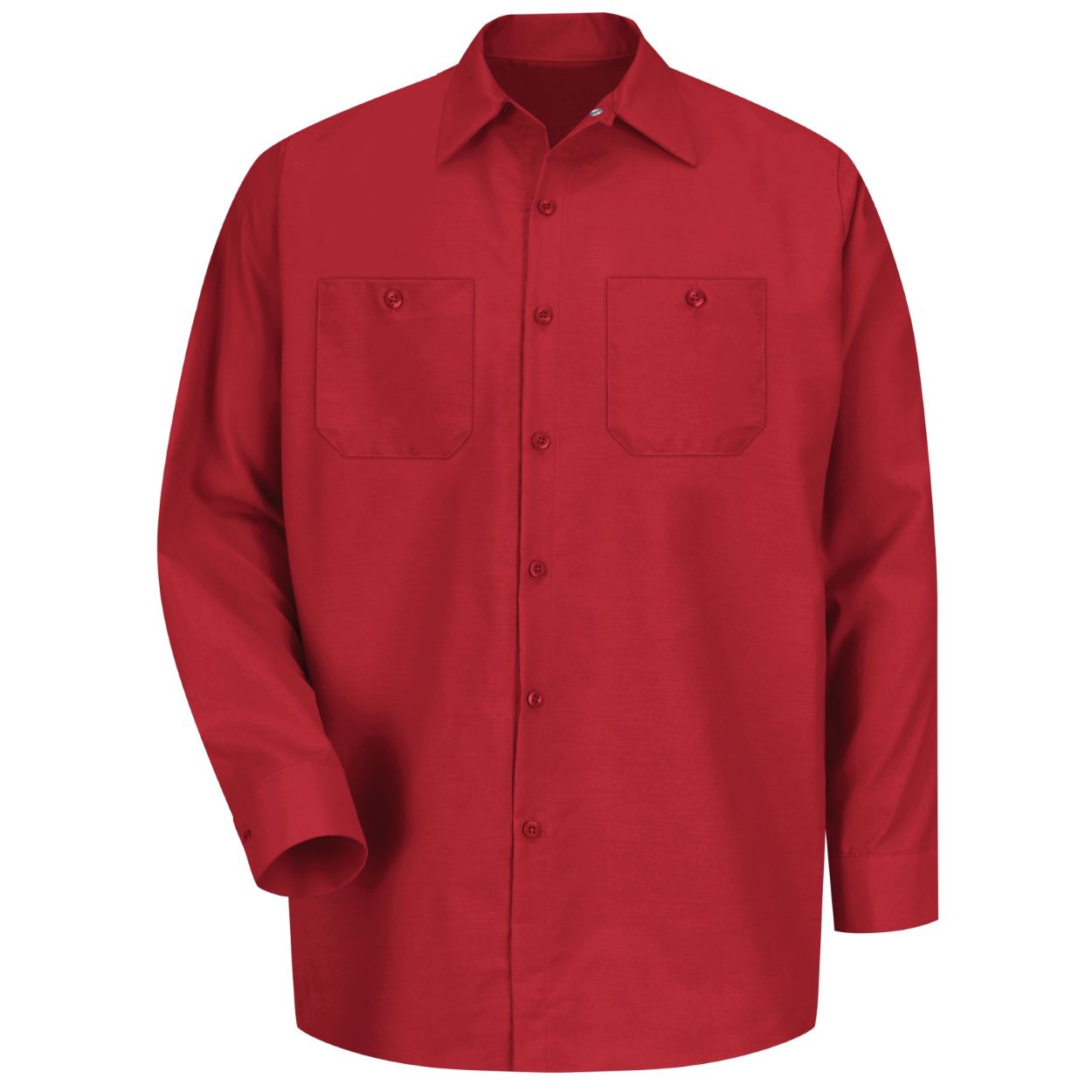 Red shirt on a white background
