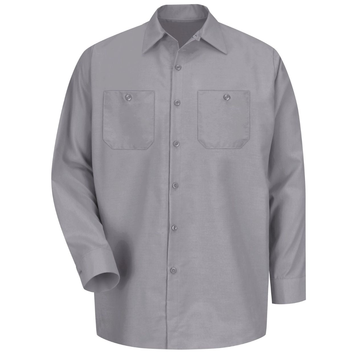 Silver grey shirt on a white background