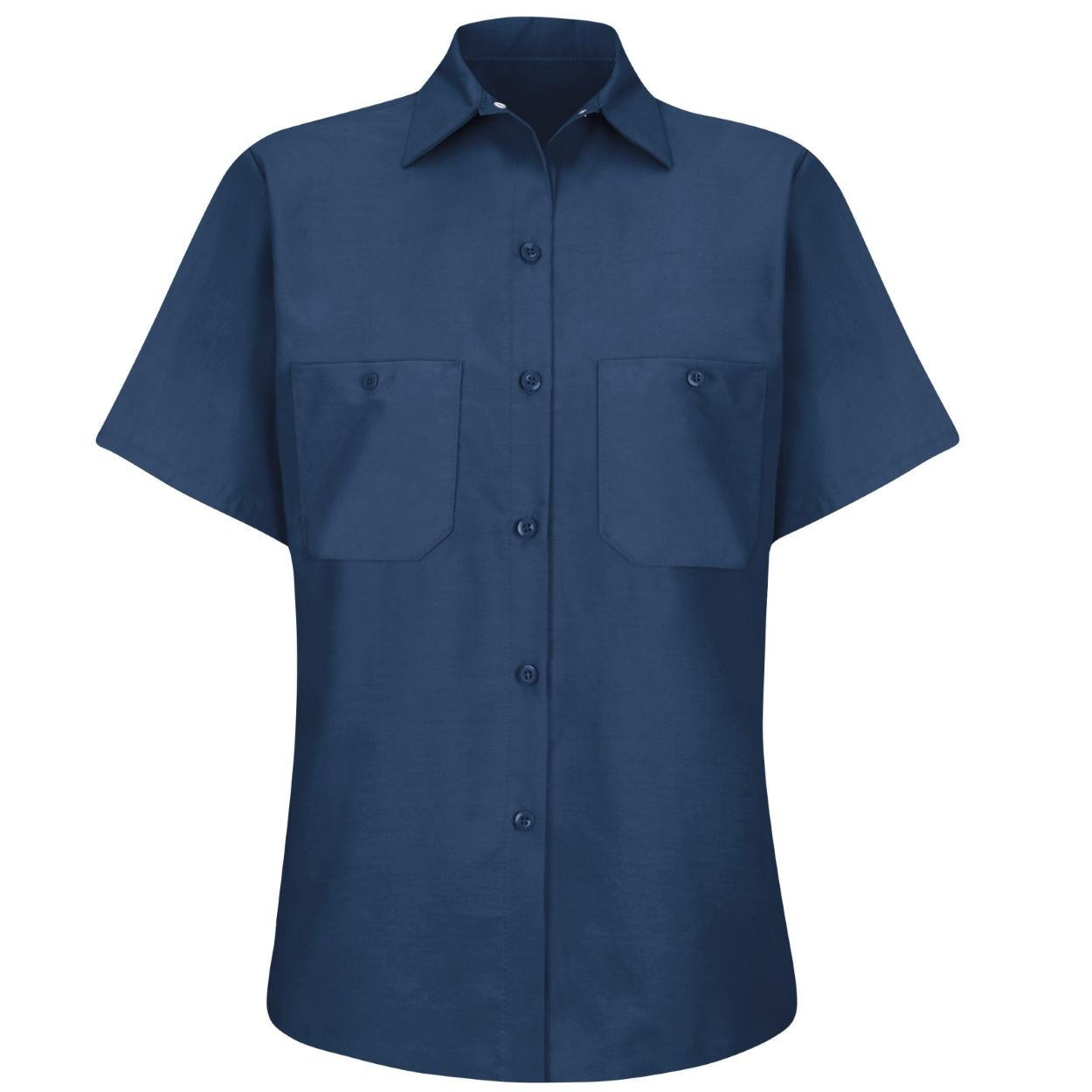 Navy shirt on a white background