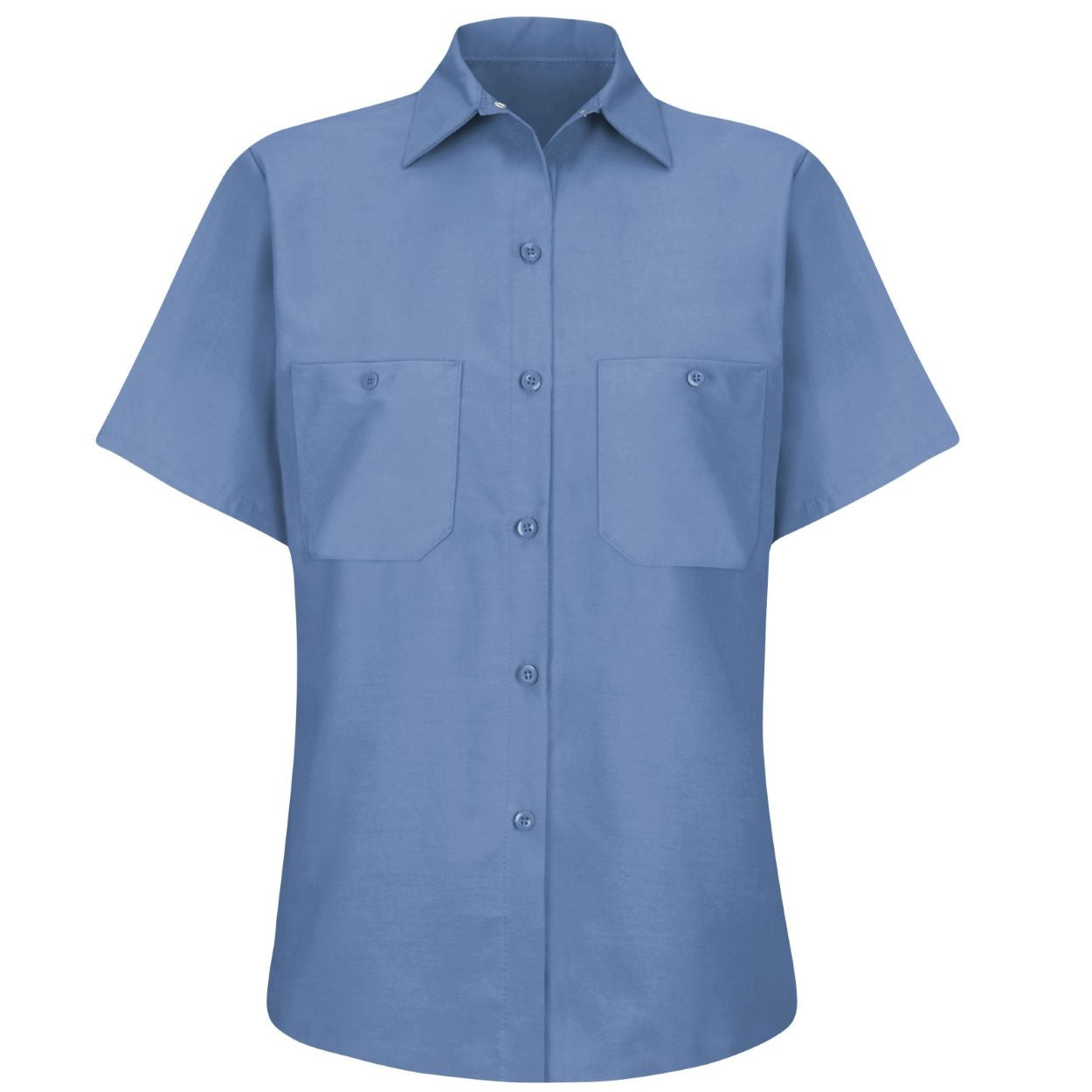 Petrol blue shirt on a white background