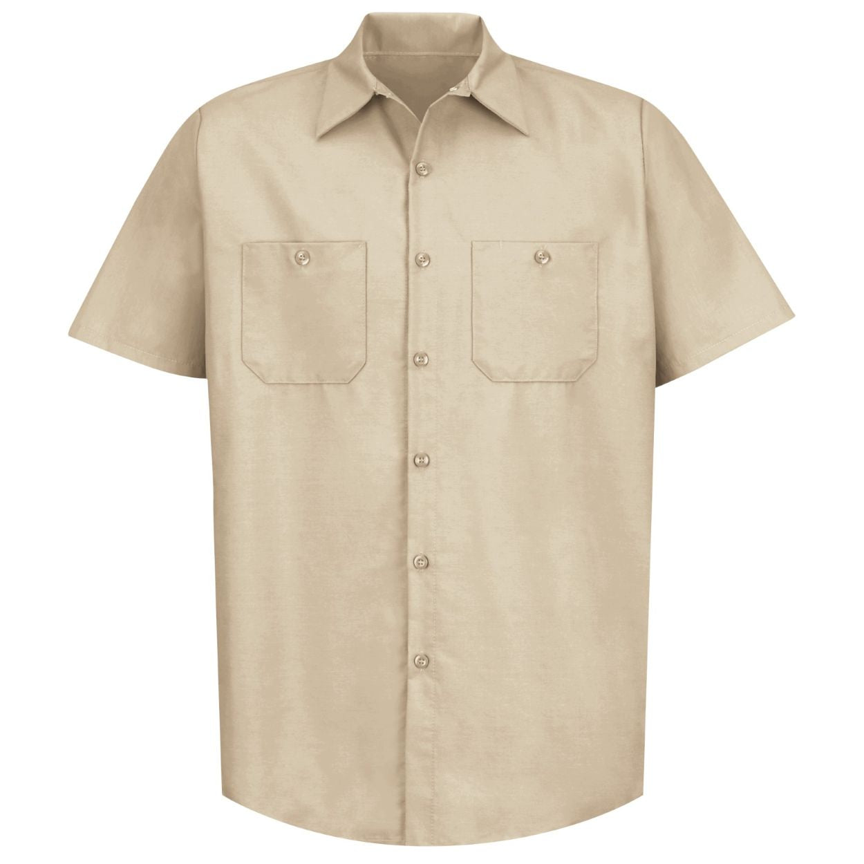 Light tan shirt on a white background