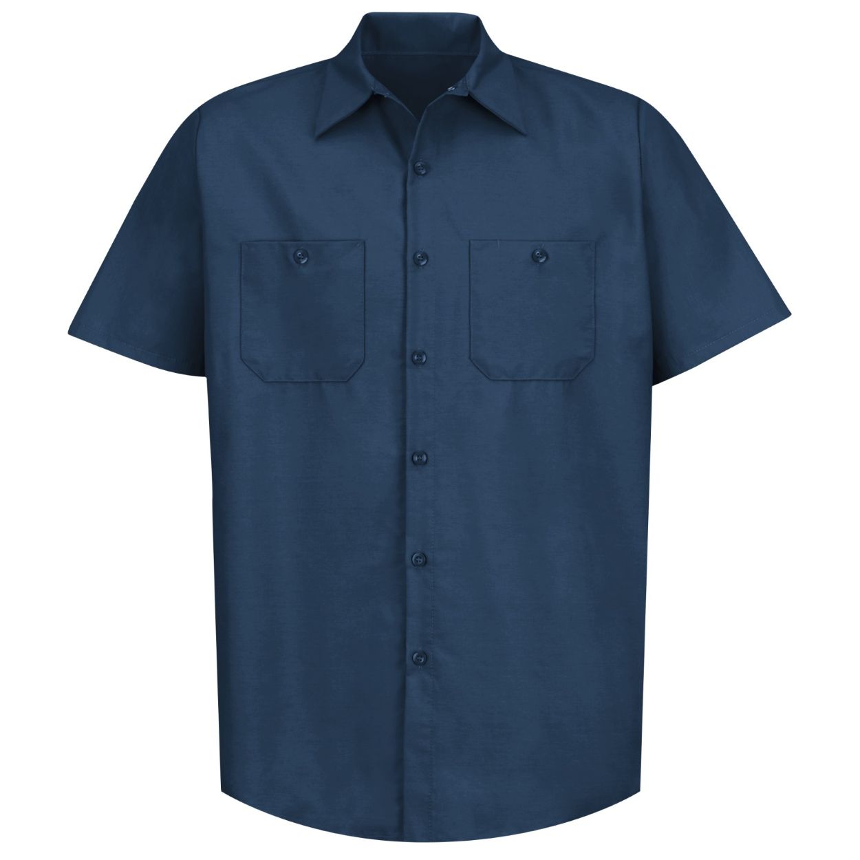 Navy shirt on a white background
