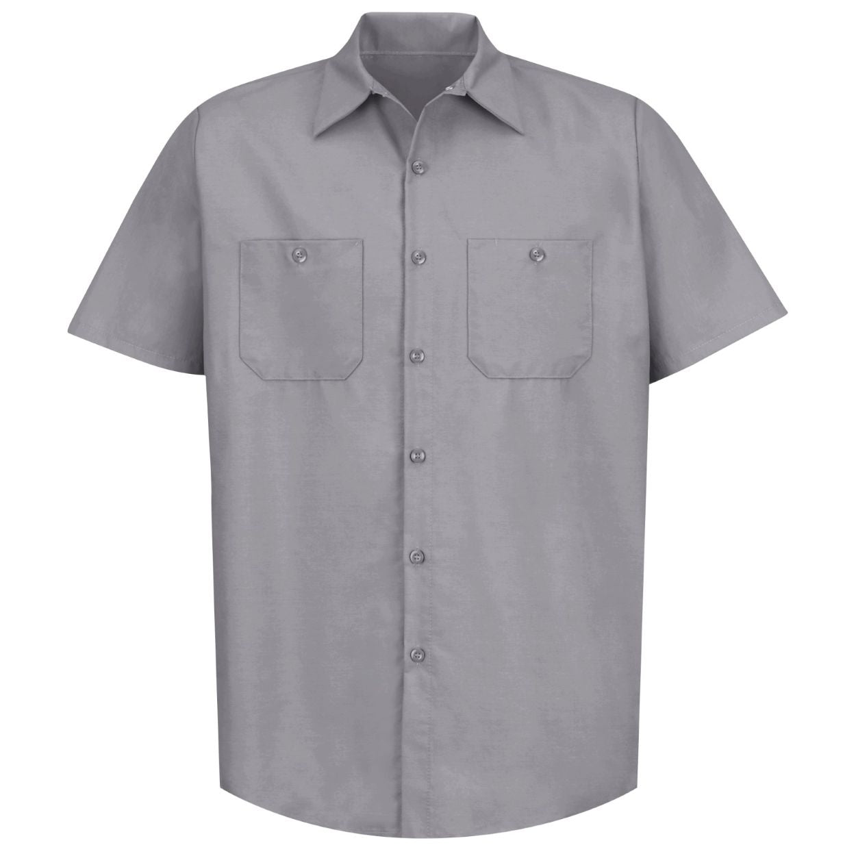 Silver grey shirt on a white background