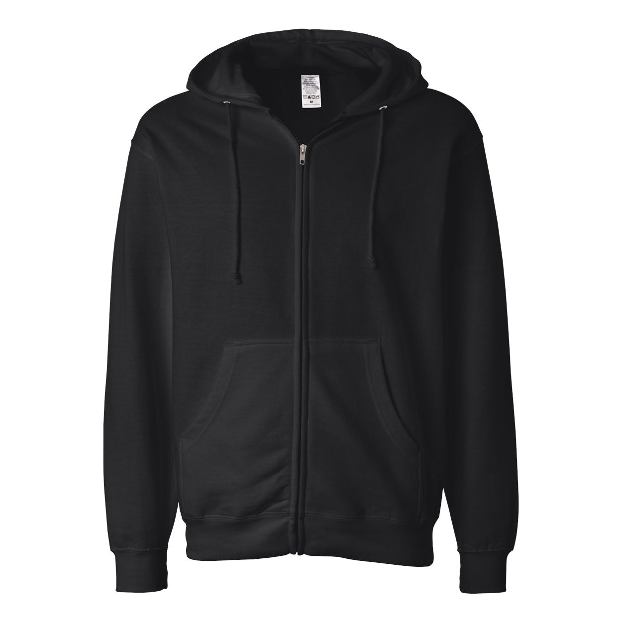 Black sweater on a white background