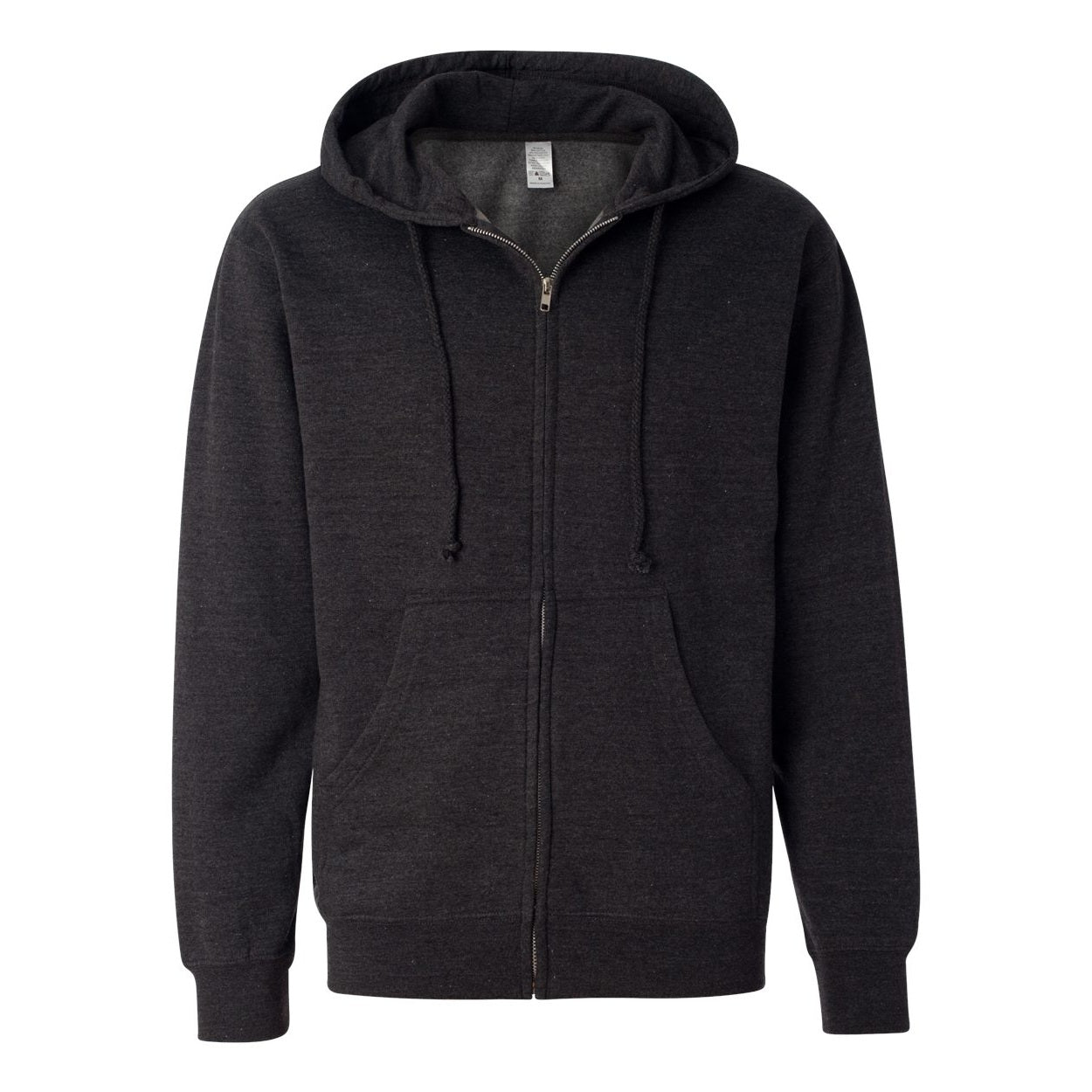 Charcoal heather sweater on a white background