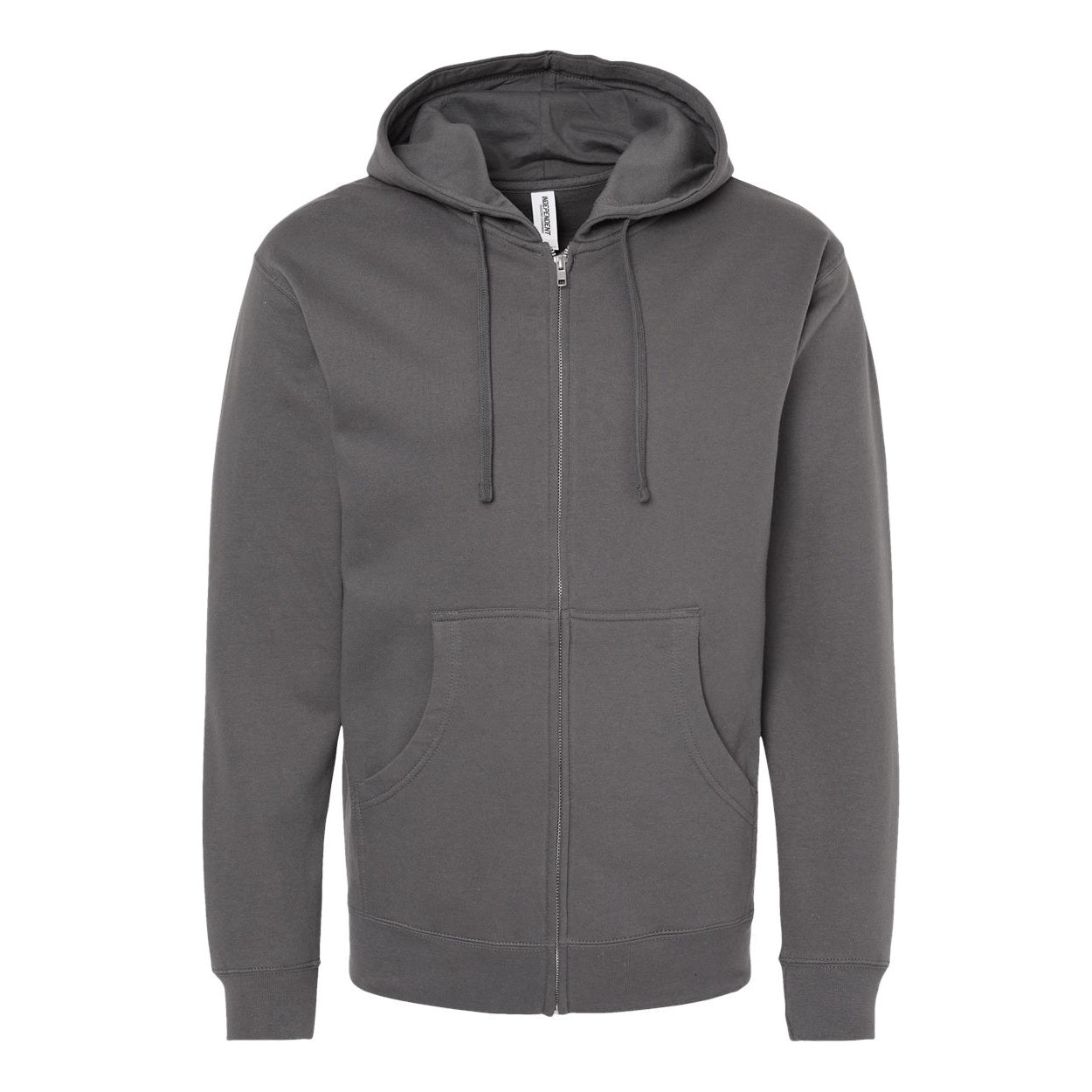 Charcoal sweater on a white background