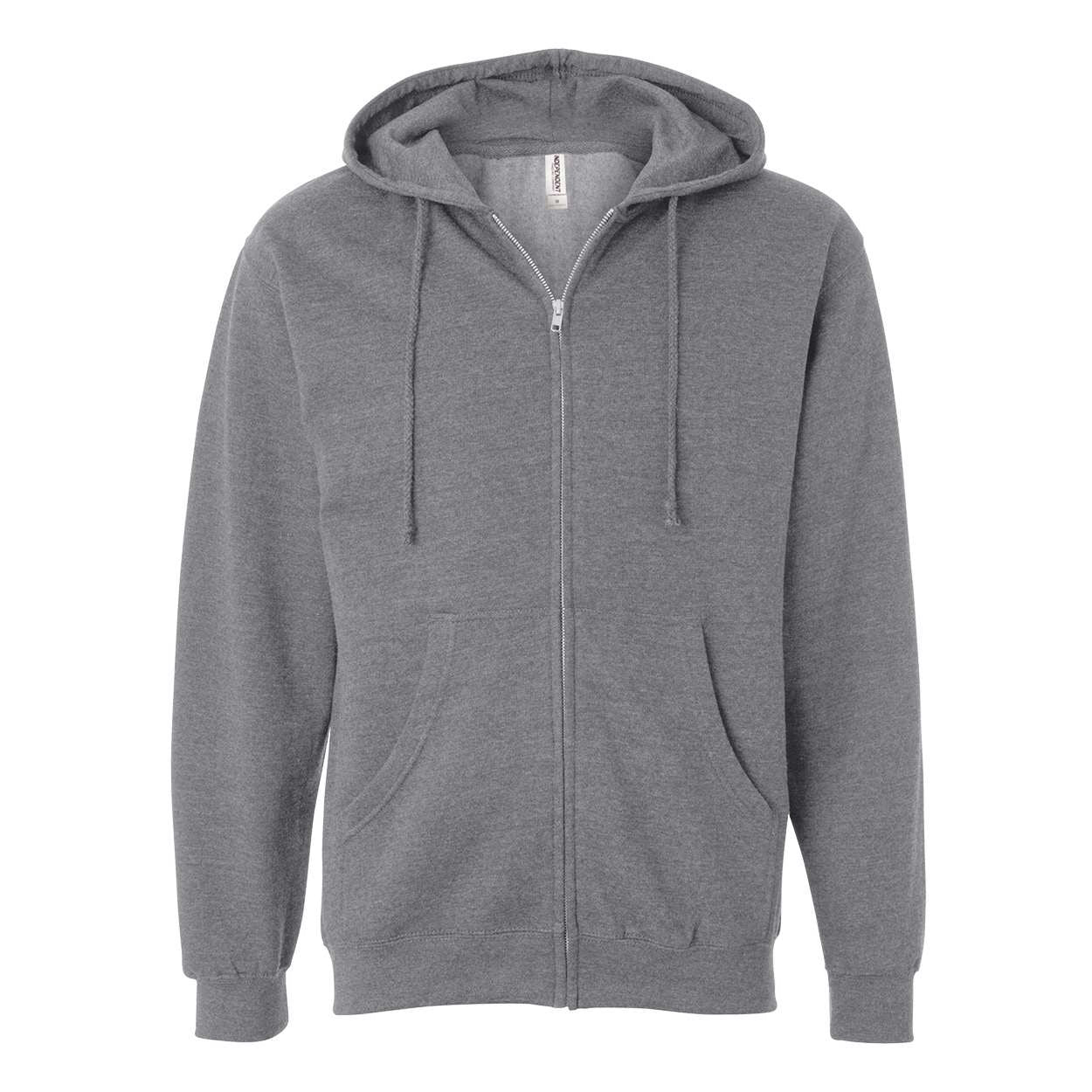Gunmetal heather sweater on a white background