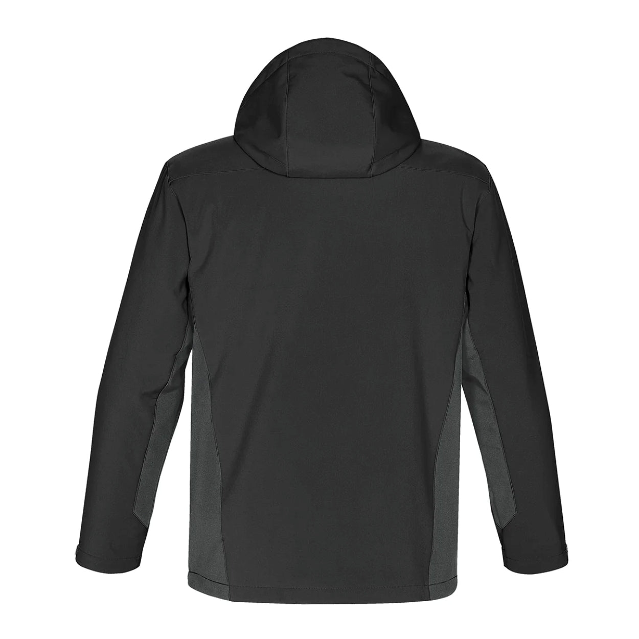 Black/granite hybrid coat on a white background