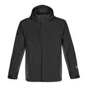 Black/granite hybrid coat on a white background