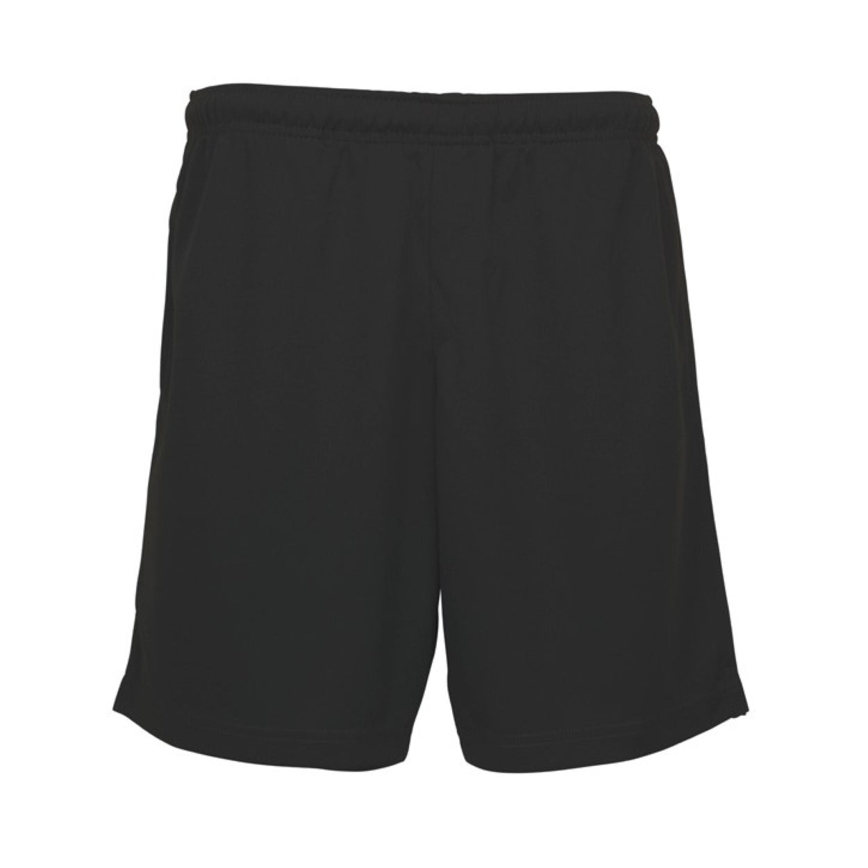Black shorts on a white background