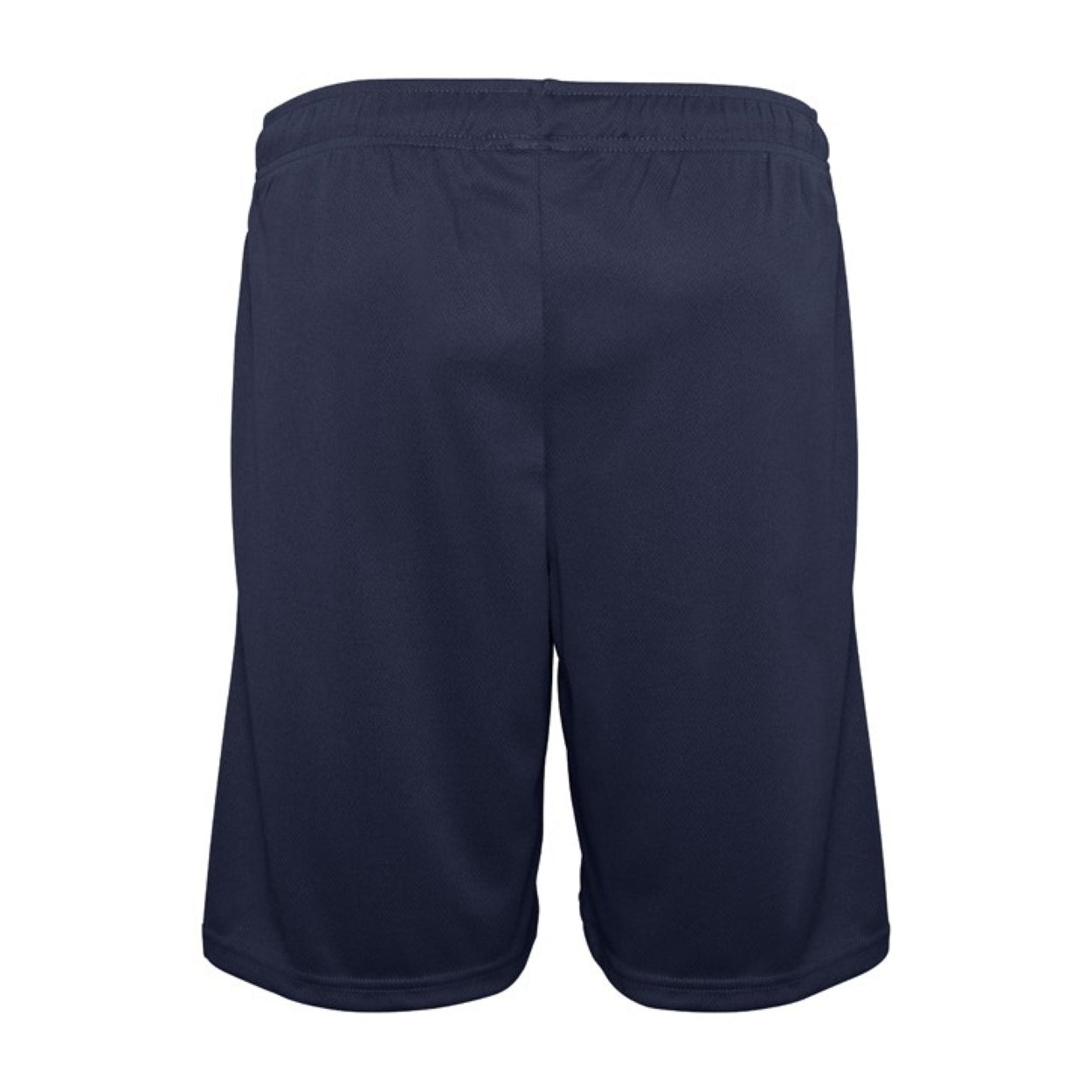 Navy shorts on a white background
