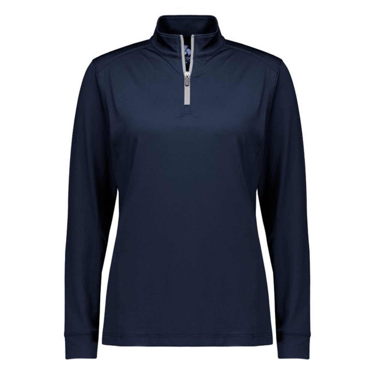 Navy sweater on a white background