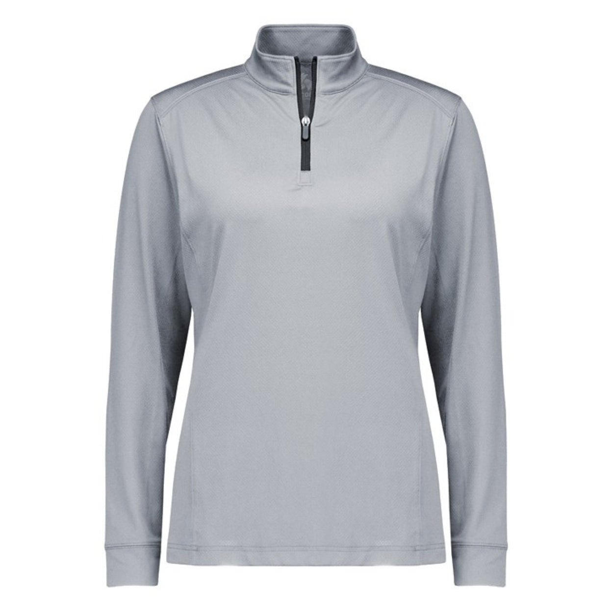 Silver sweater on a white background