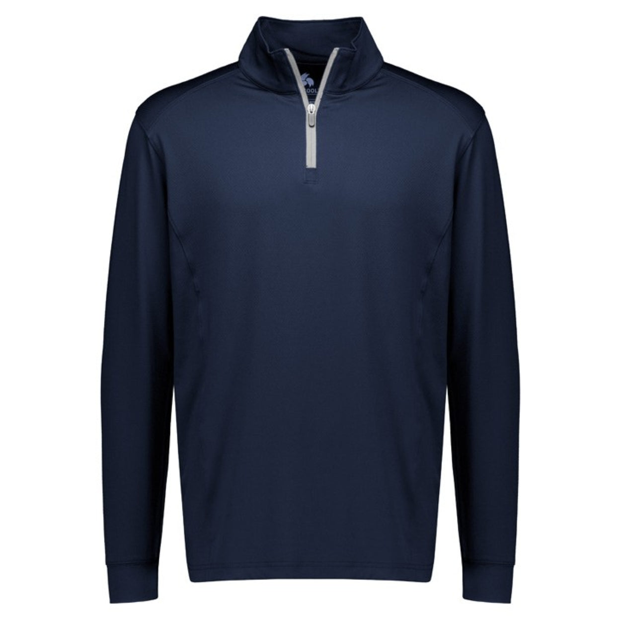 Navy sweater on a white background