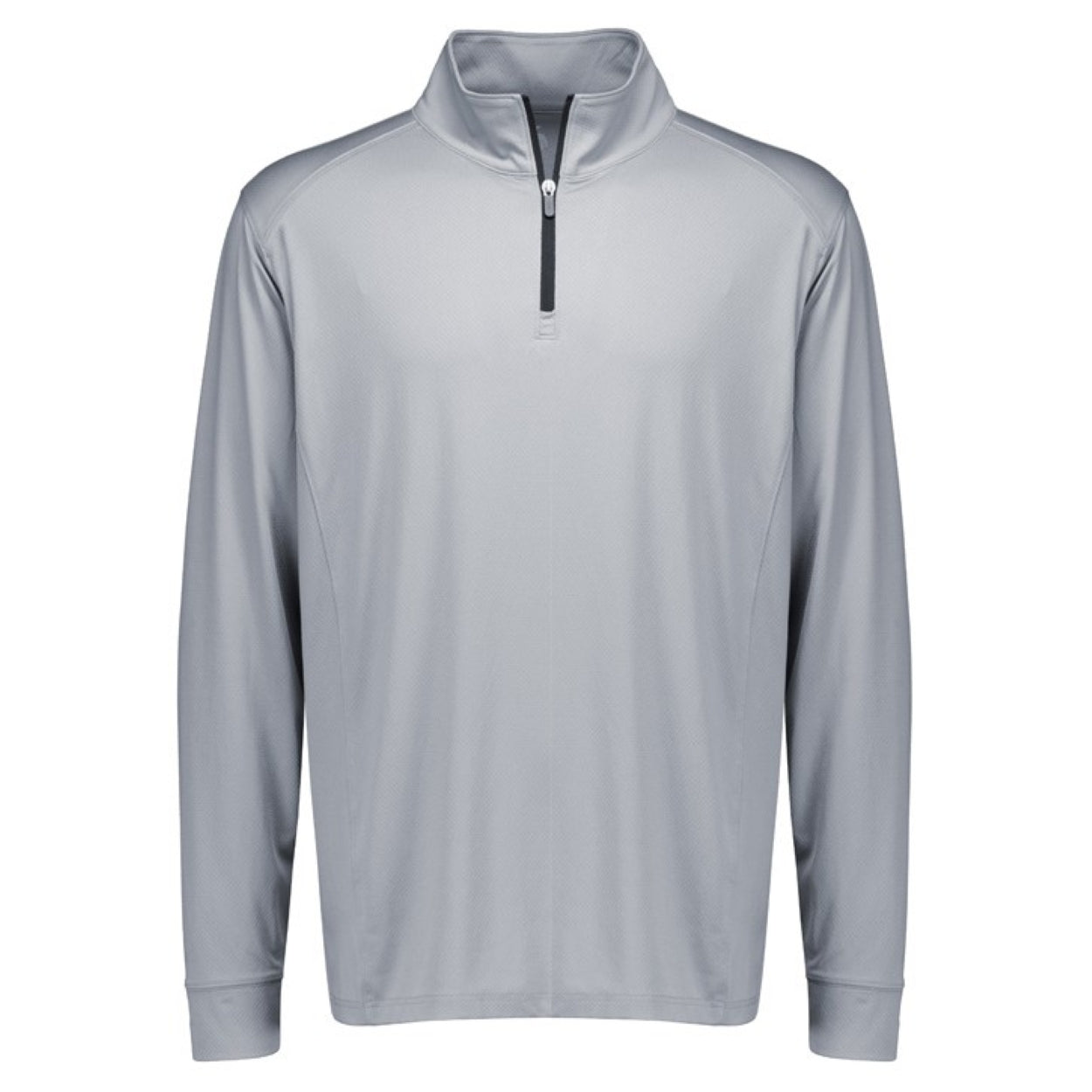 Silver sweater on a white background