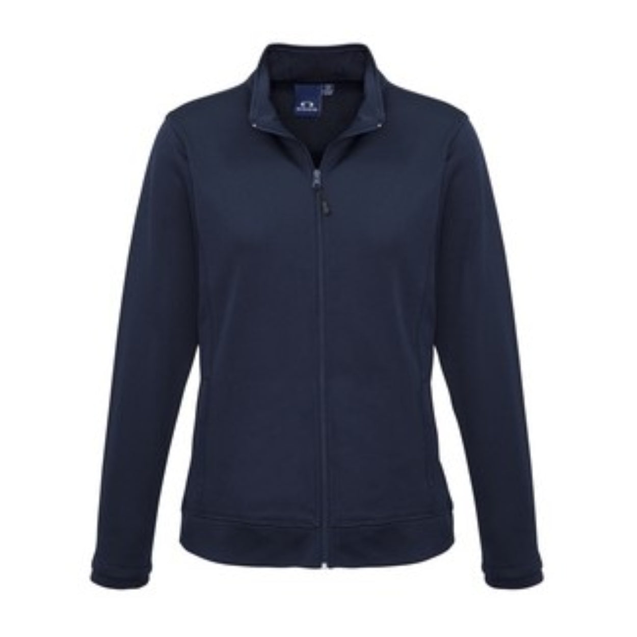 Navy sweater on a white background