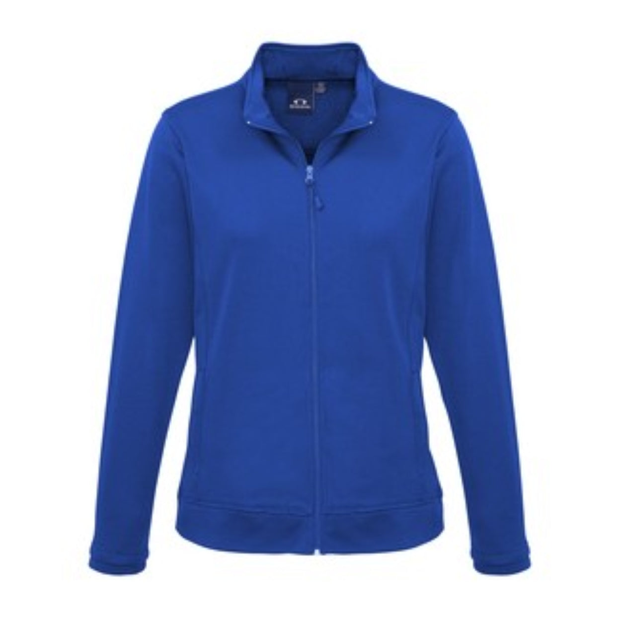 Royal blue sweater on a white background