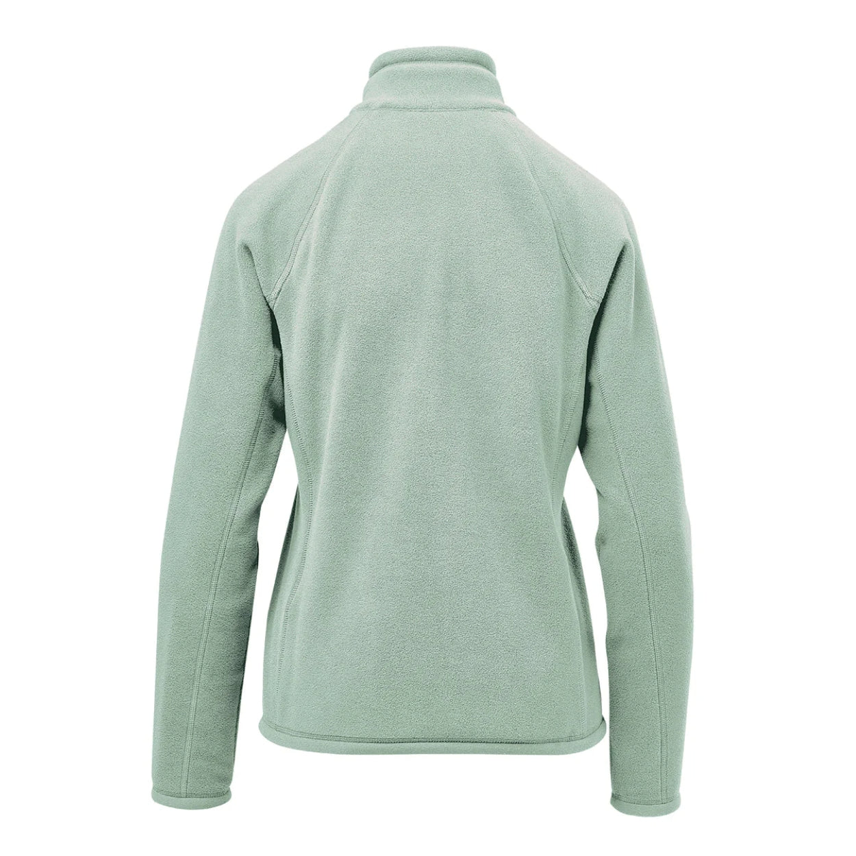 Ice blue polar jacket on a white background