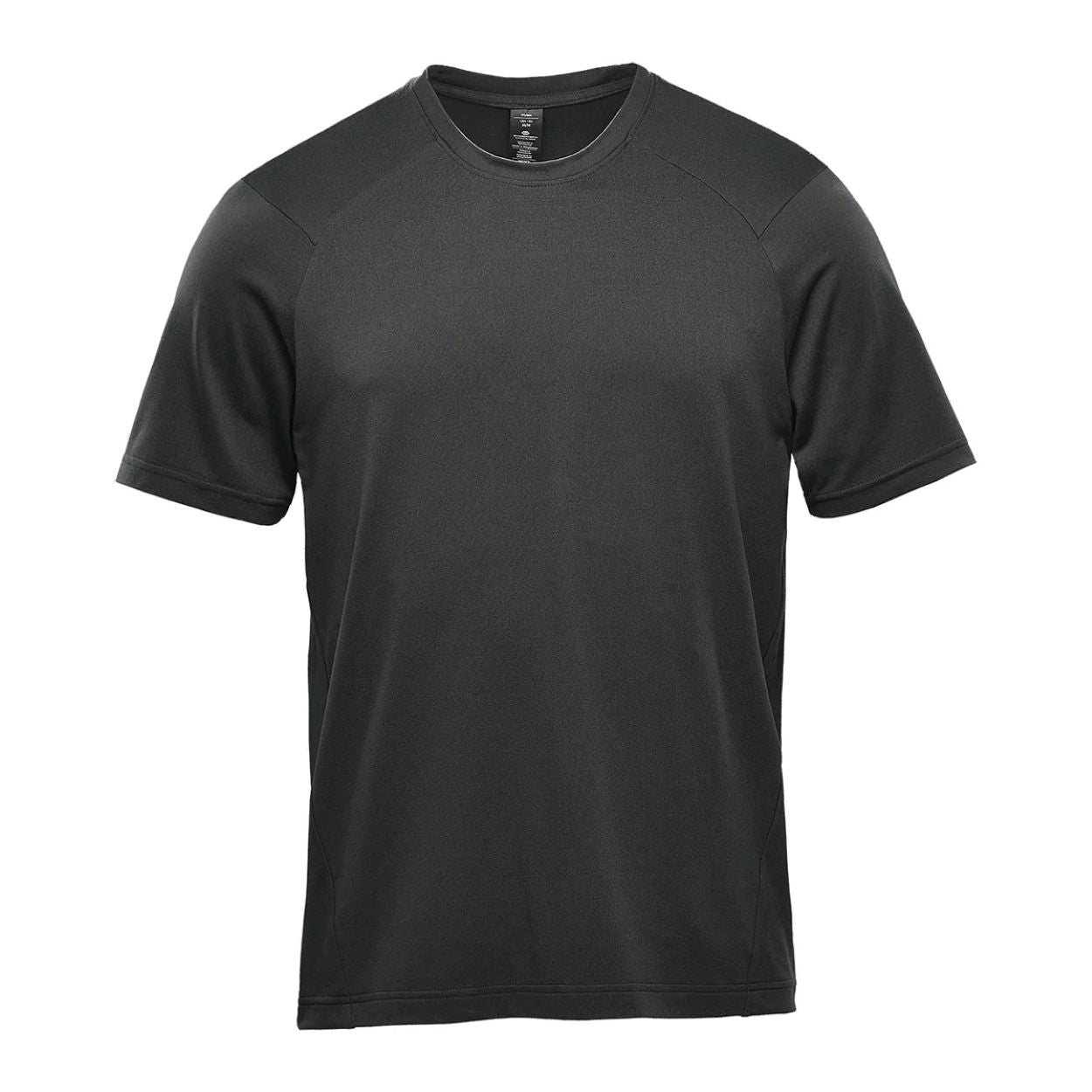 Graphite grey t-shirt on a white background
