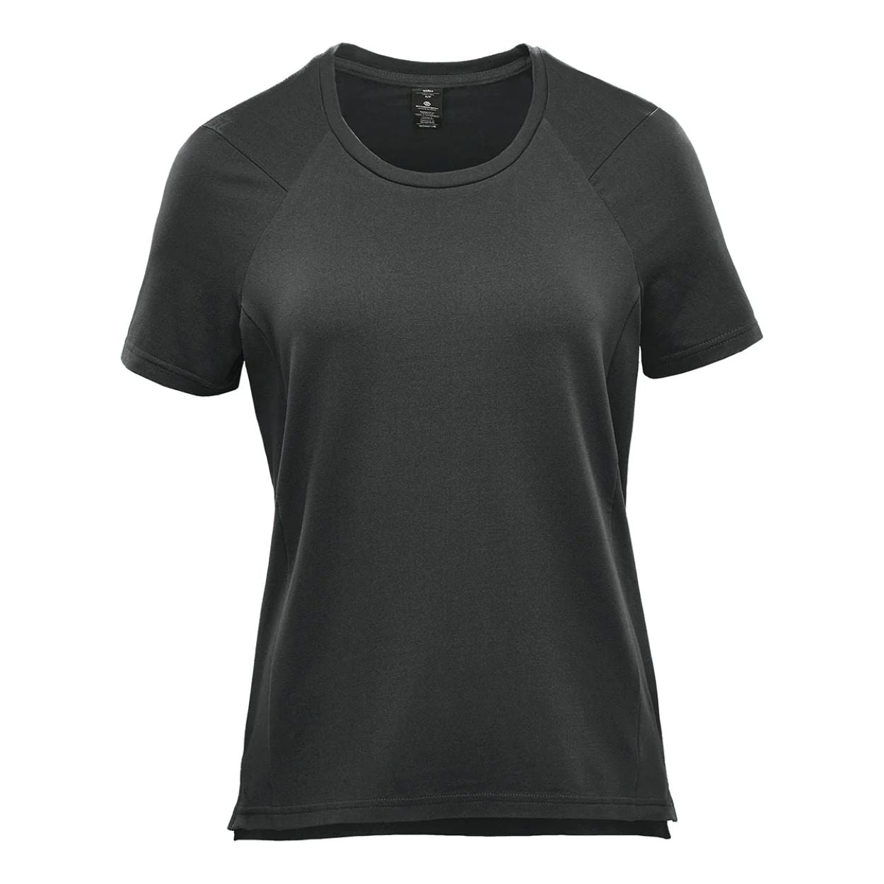 Graphite grey t-shirt on a white background