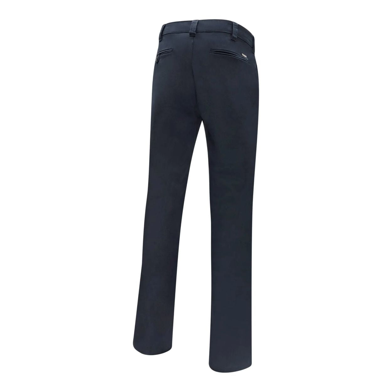 Navy blue pants on a white background