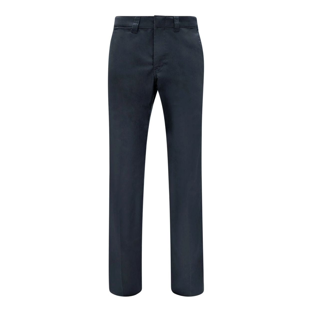 Navy blue pants on a white background