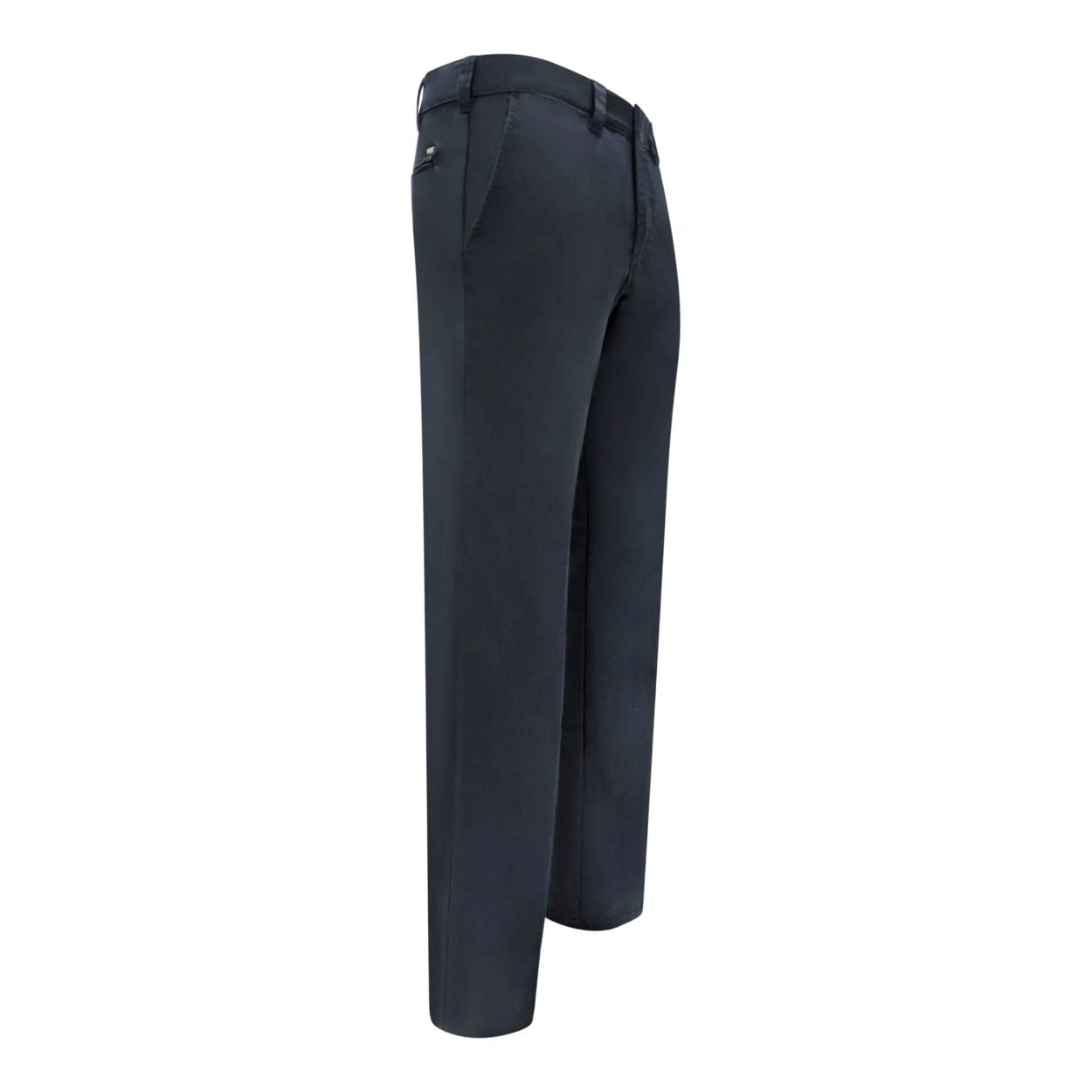Navy blue pants on a white background