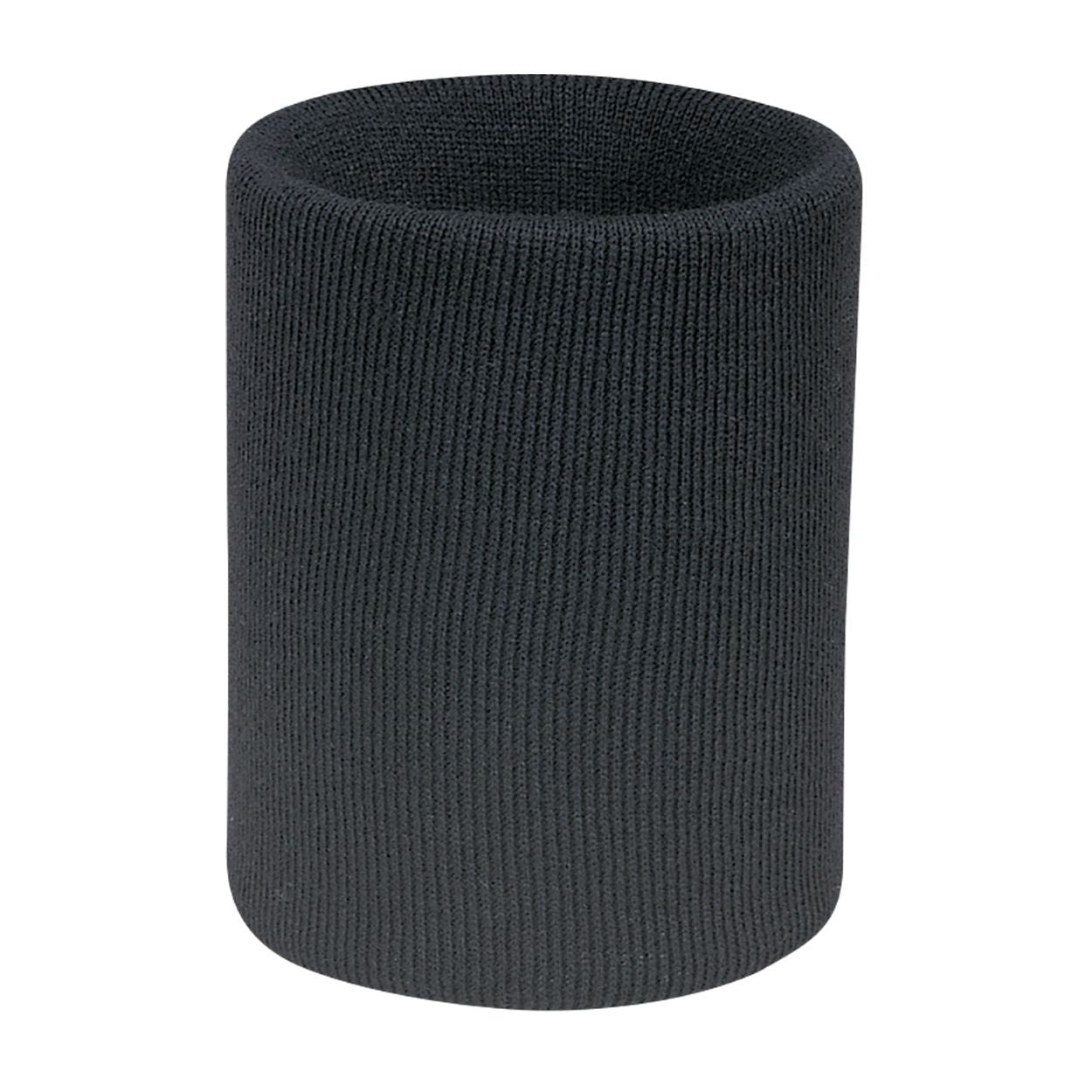Black neck warmer on a white background