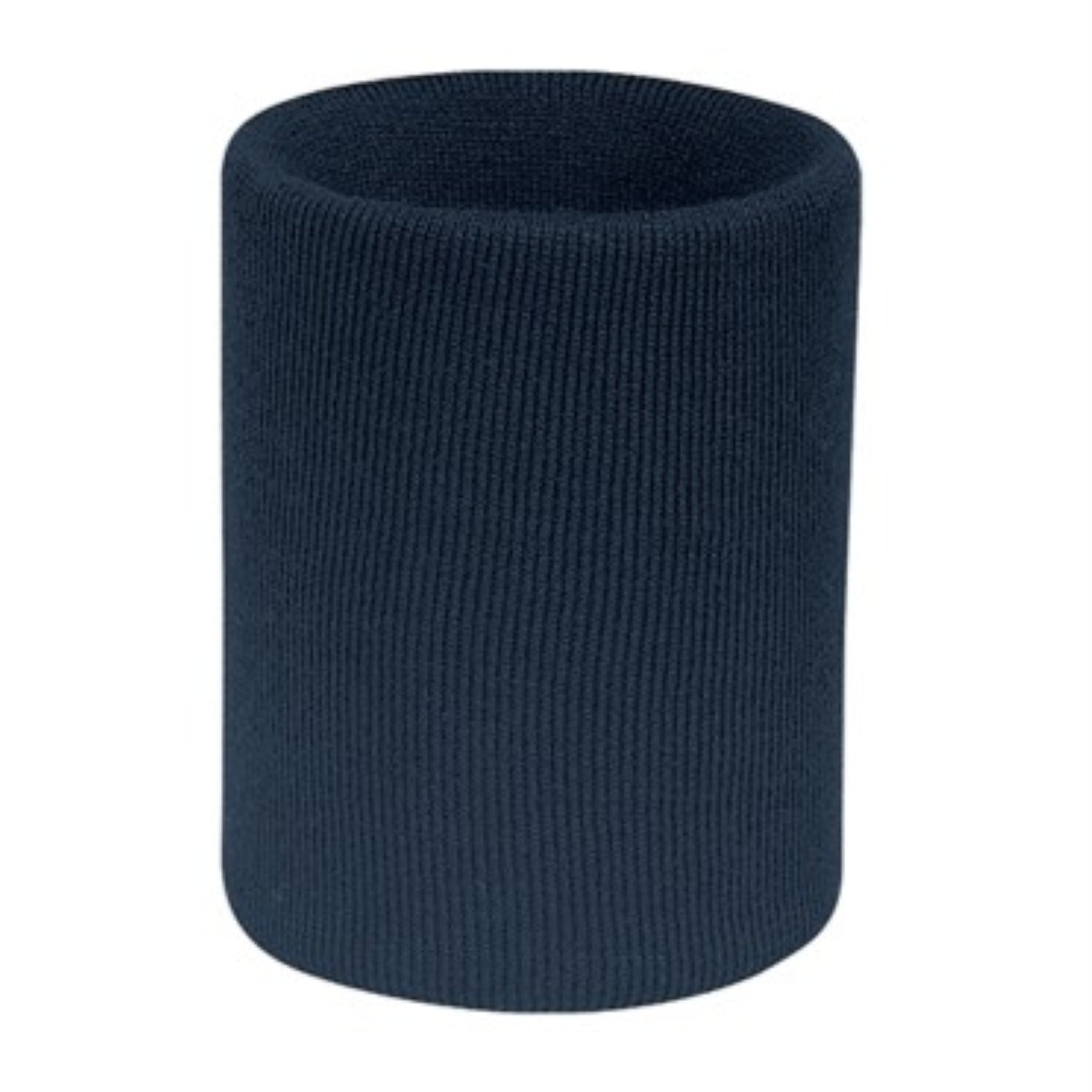 Navy neck warmer on a white background