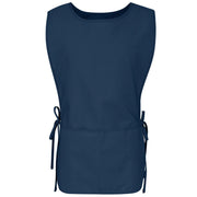 Navy apron on a white background