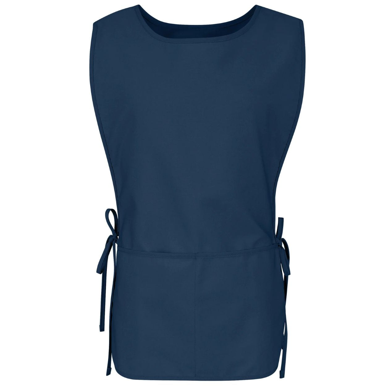 Navy apron on a white background