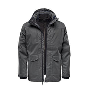 Granite hybrid coat on a white background