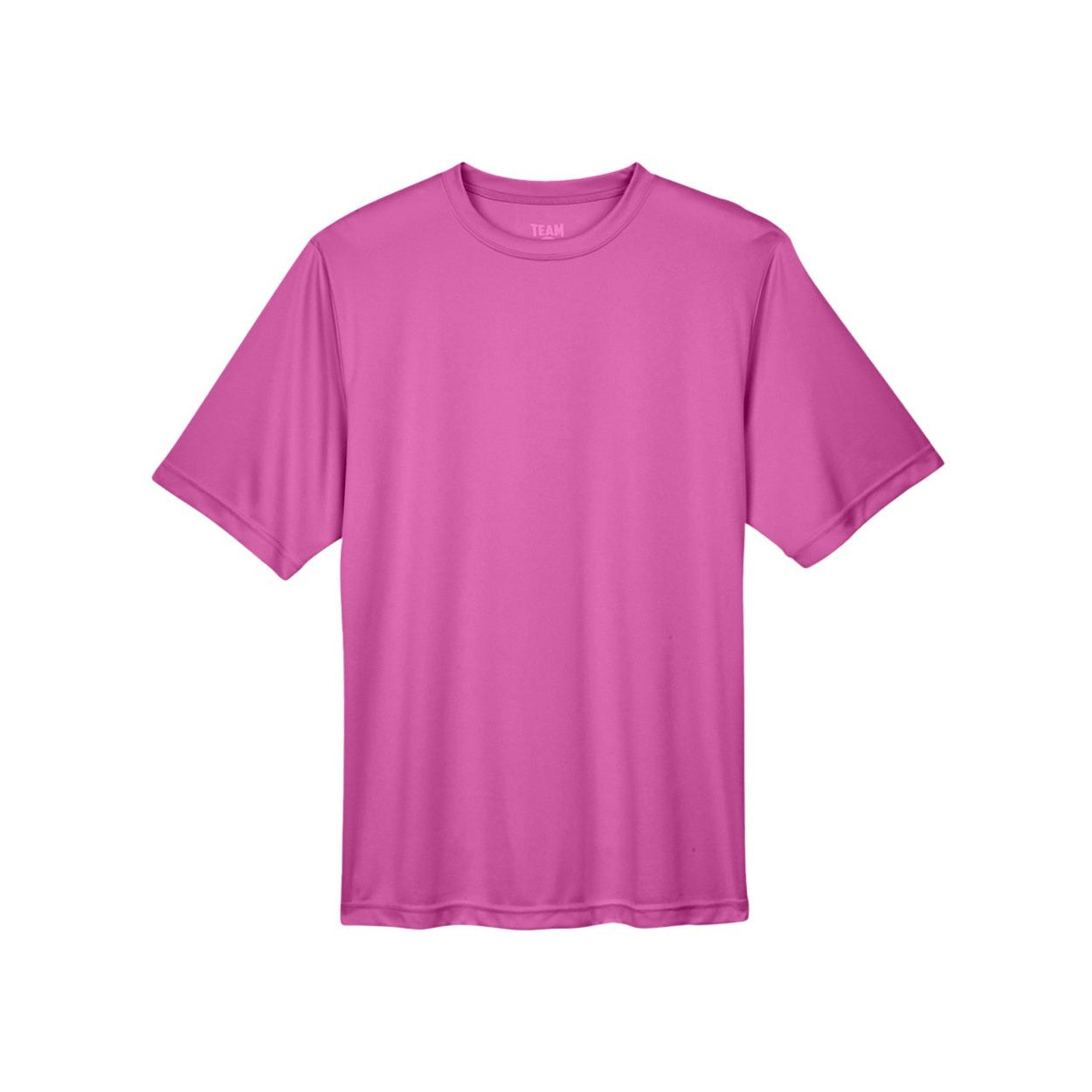 Sport charity pink t-shirt on a white background