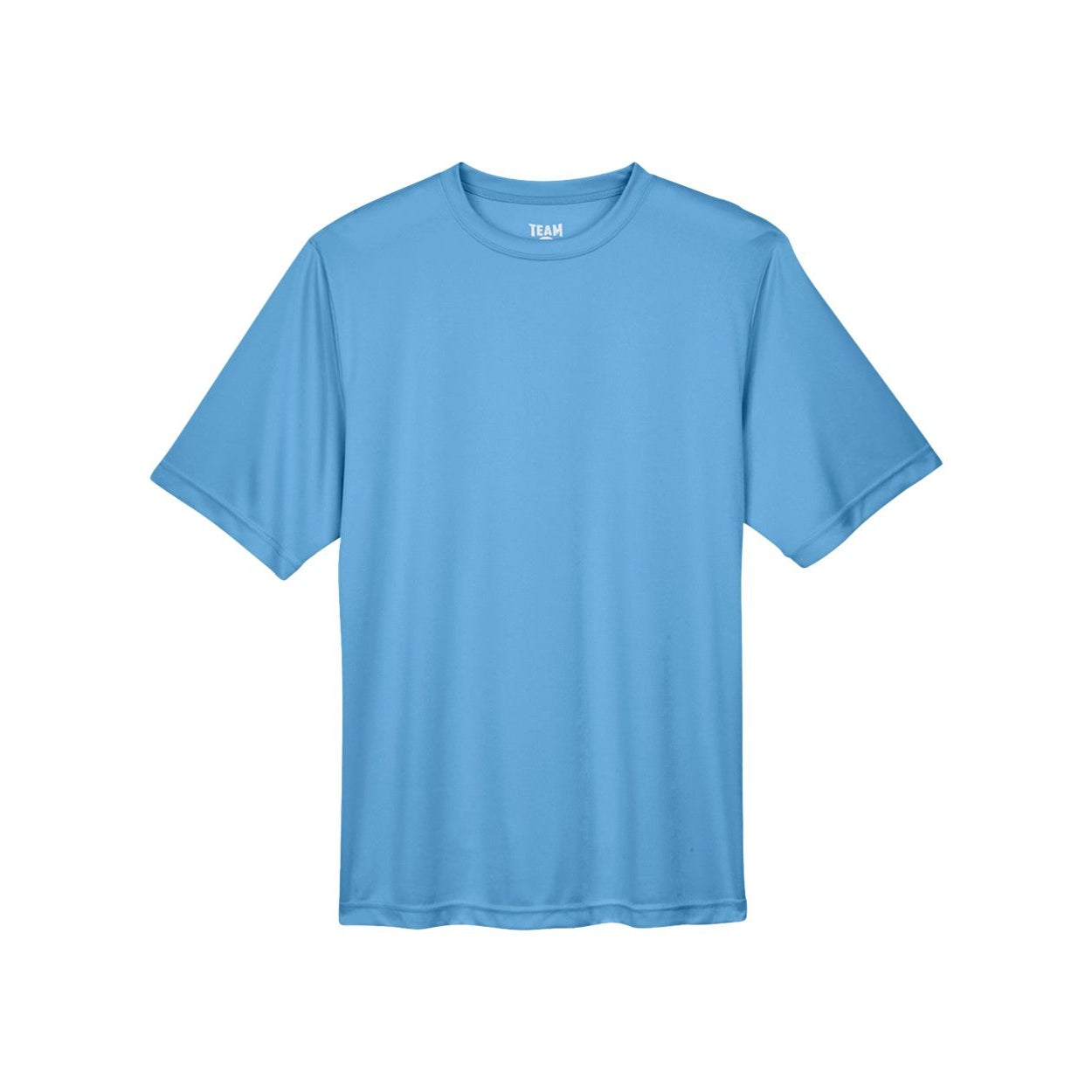 Sport light blue t-shirt on a white background