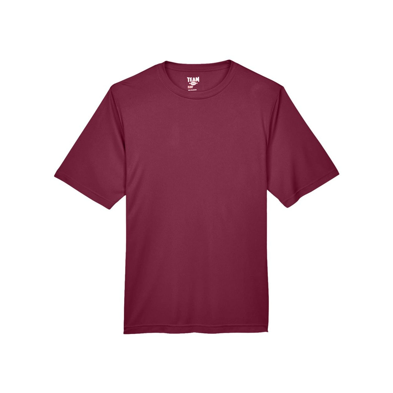 Sport maroon t-shirt on a white background