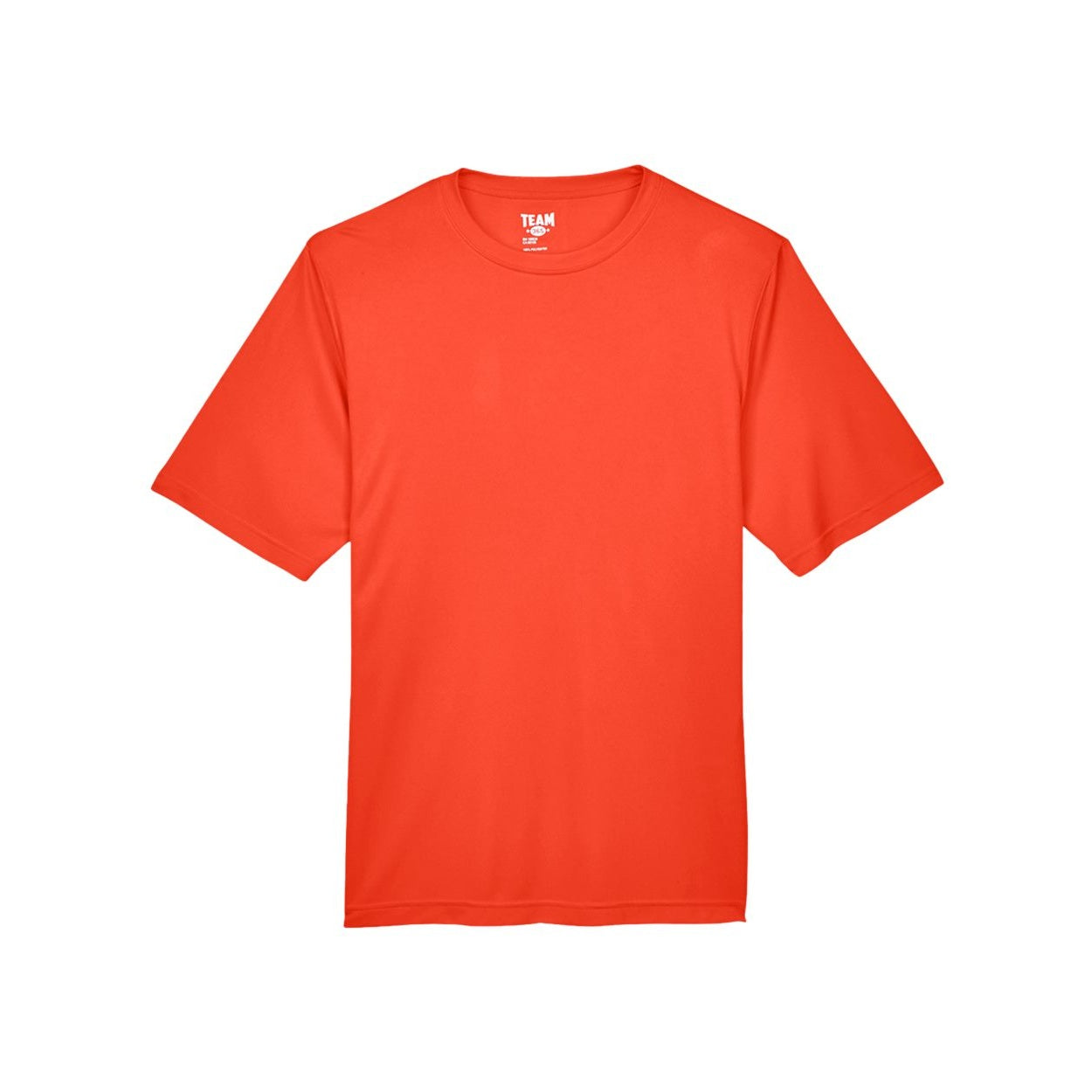 Sport orange t-shirt on a white background