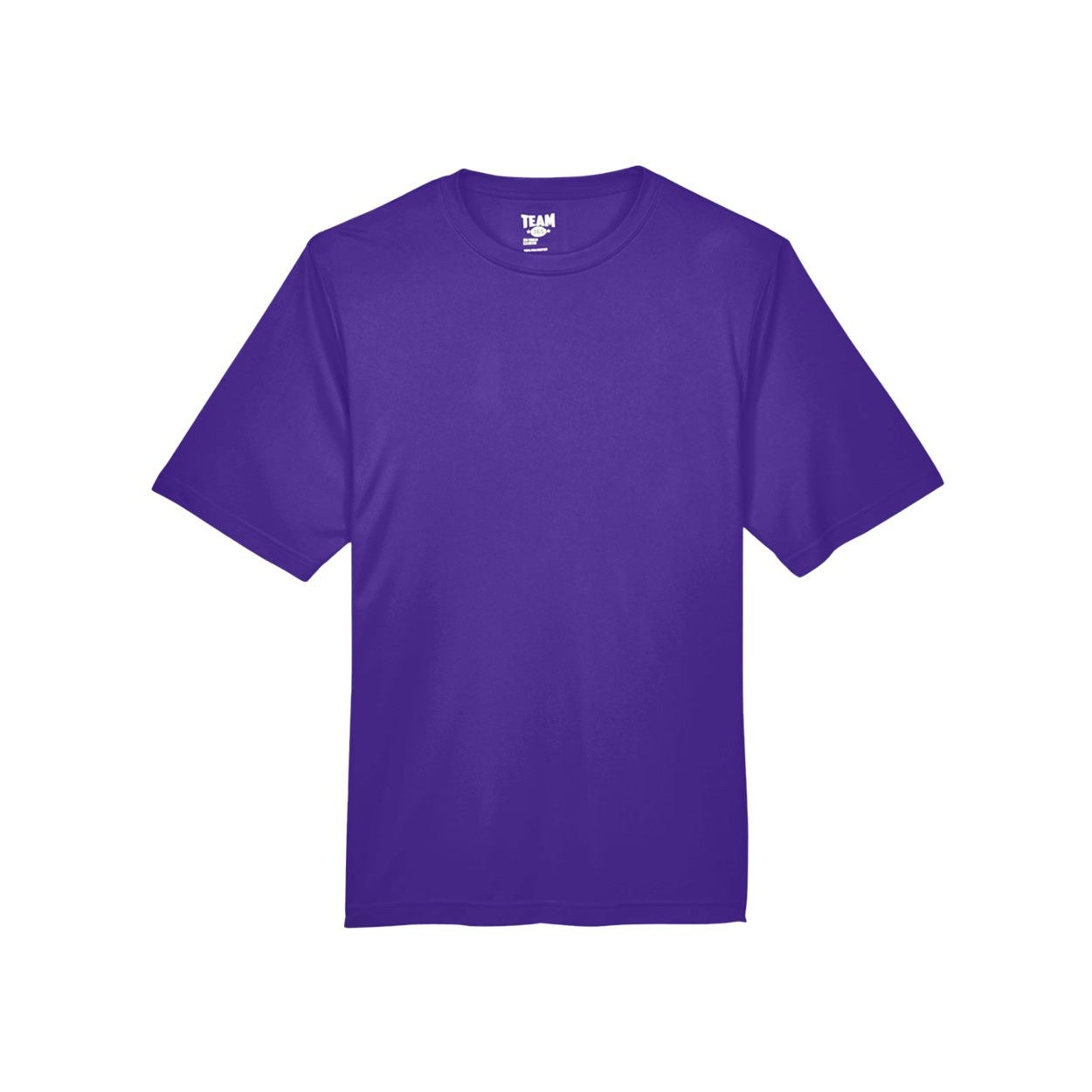 Sport purple t-shirt on a white background