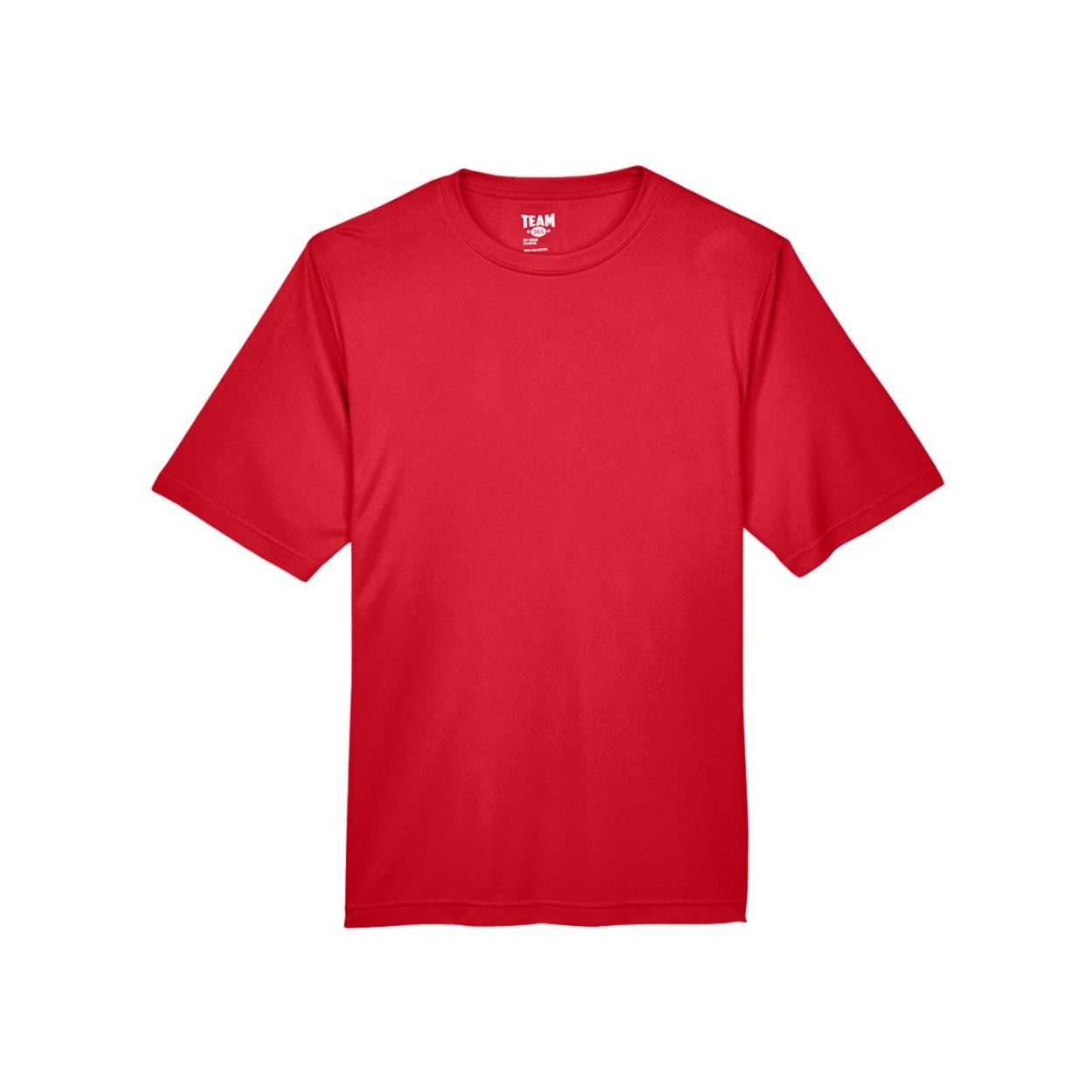 Sport red t-shirt on a white background